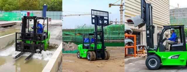 Elektrinis krautuvas, NL 10t serija, ličio jonų baterija.